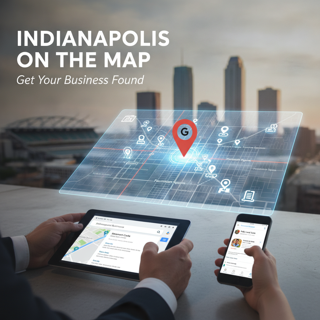 Professional illustration of How Do You Get an Indianapolis Business to Show Up on Google Maps?